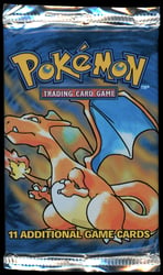 Lot 1: Base Set Sealed Heavy Booster Pack - Charizard Artwork.&nbsp;