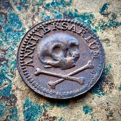 17th Century Token - bones of St. Lambert to Liege Cathedral