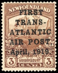 1919 3c Hawker Airmail – Lot 191