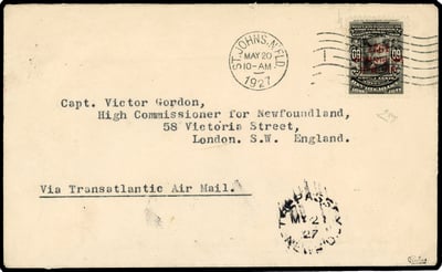 1927 De Pinedo Flown Cover – Lot 199