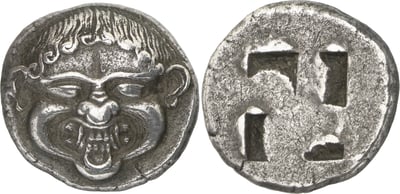 Macedon, Neapolis (c. 500-480 BC), Silver Stater. Did the gorgoneion represent a form of divine protection for the state’s currency?