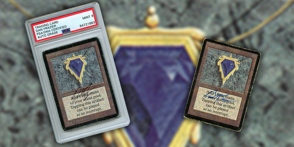 Graded Mox Saphire vs Ungraded Mox Saphire Magic: The Gathering 